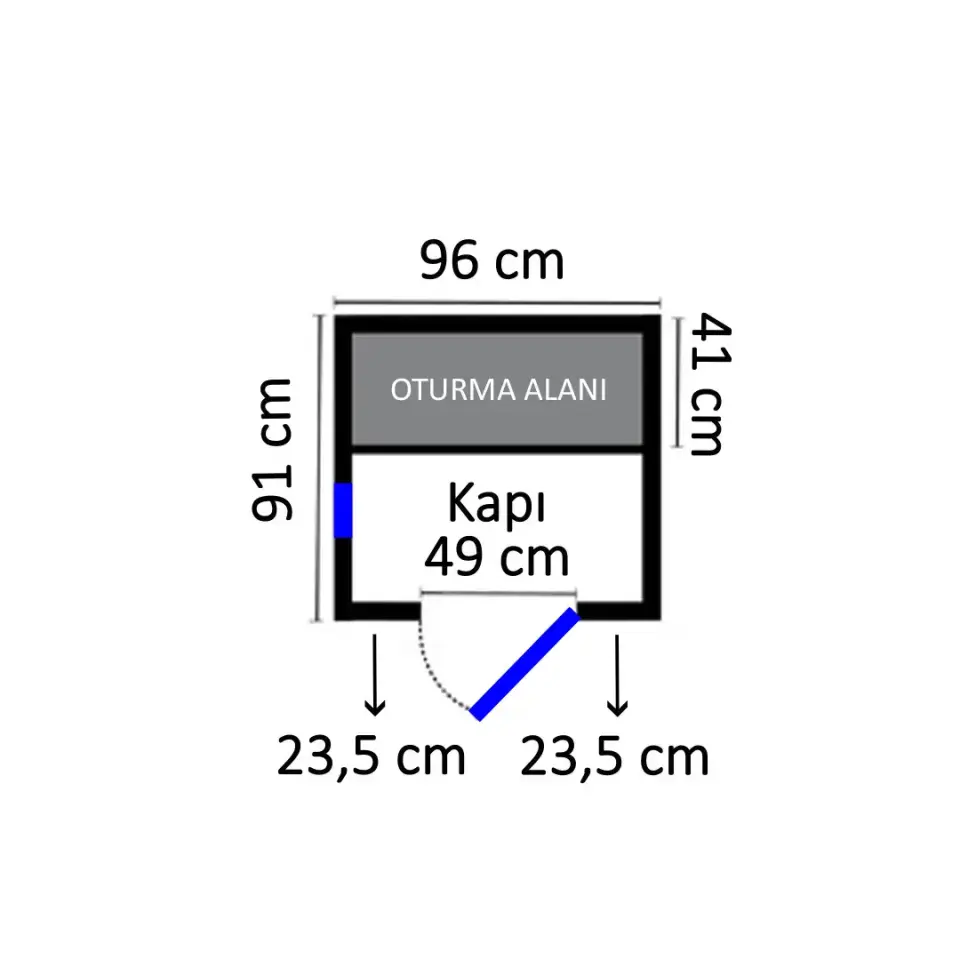 SunCare Ev Tipi infrared Sauna - E-01