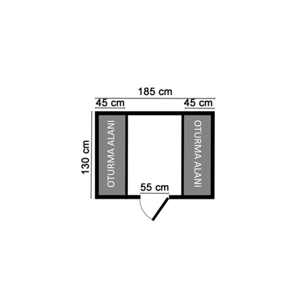 SunCare Ev Tipi infrared Sauna - M-04