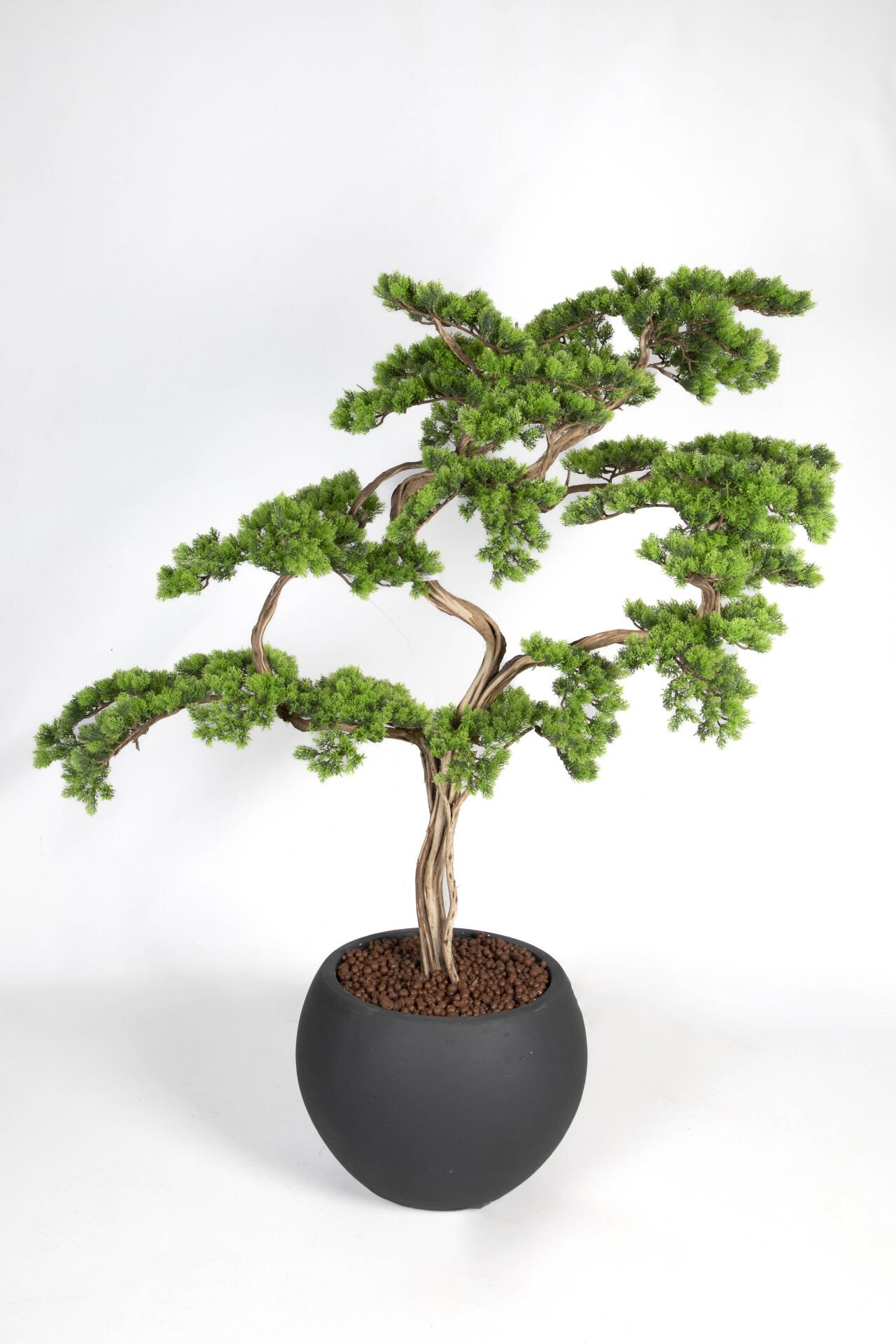Doğal Gövdeli Yapay Bonsai Ağaç Saksılı 82 X 110 cm SA7432-004