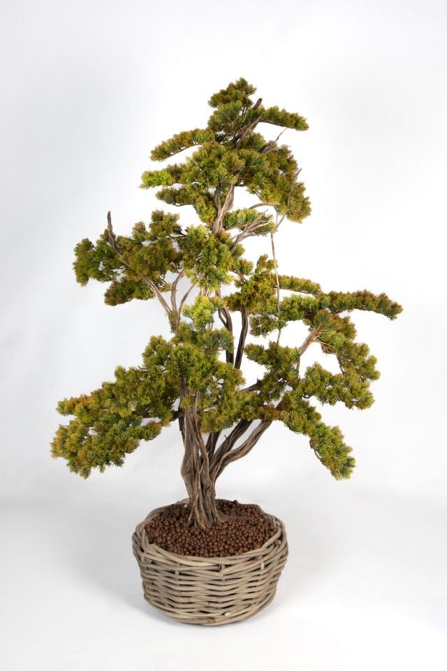 Doğal Gövdeli Yapay Bonsai Ağaç Saksılı 96 X 130 cm SA7432-005