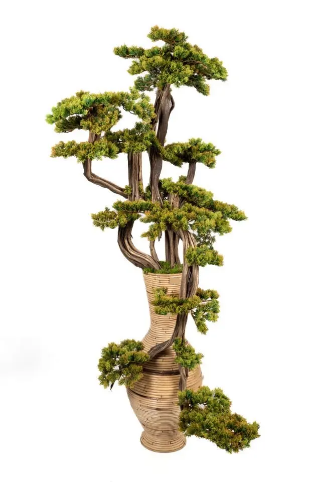Doğal Gövdeli Yapay Bonsai Ağaç Saksılı 70 X 150 cm SA7432-056