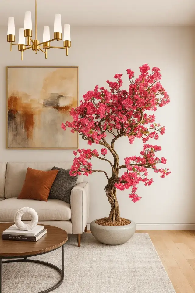 Doğal Gövdeli Yapay Bonsai Ağaç Saksılı 77 X 230 cm SA7480-007