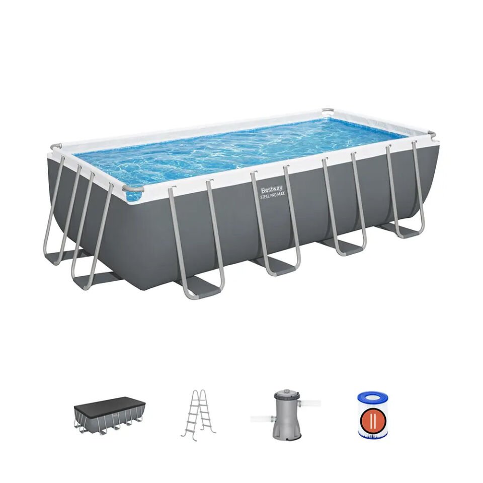 Bestway Havuz Seti 488 cm X 244 cm X122 cm -56670