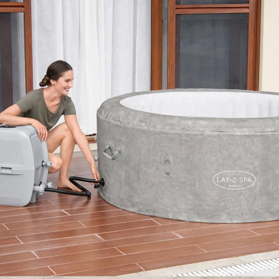 Portatif Jakuzi Lay-z-spa Zurich 60065 180cm X  66 cm
