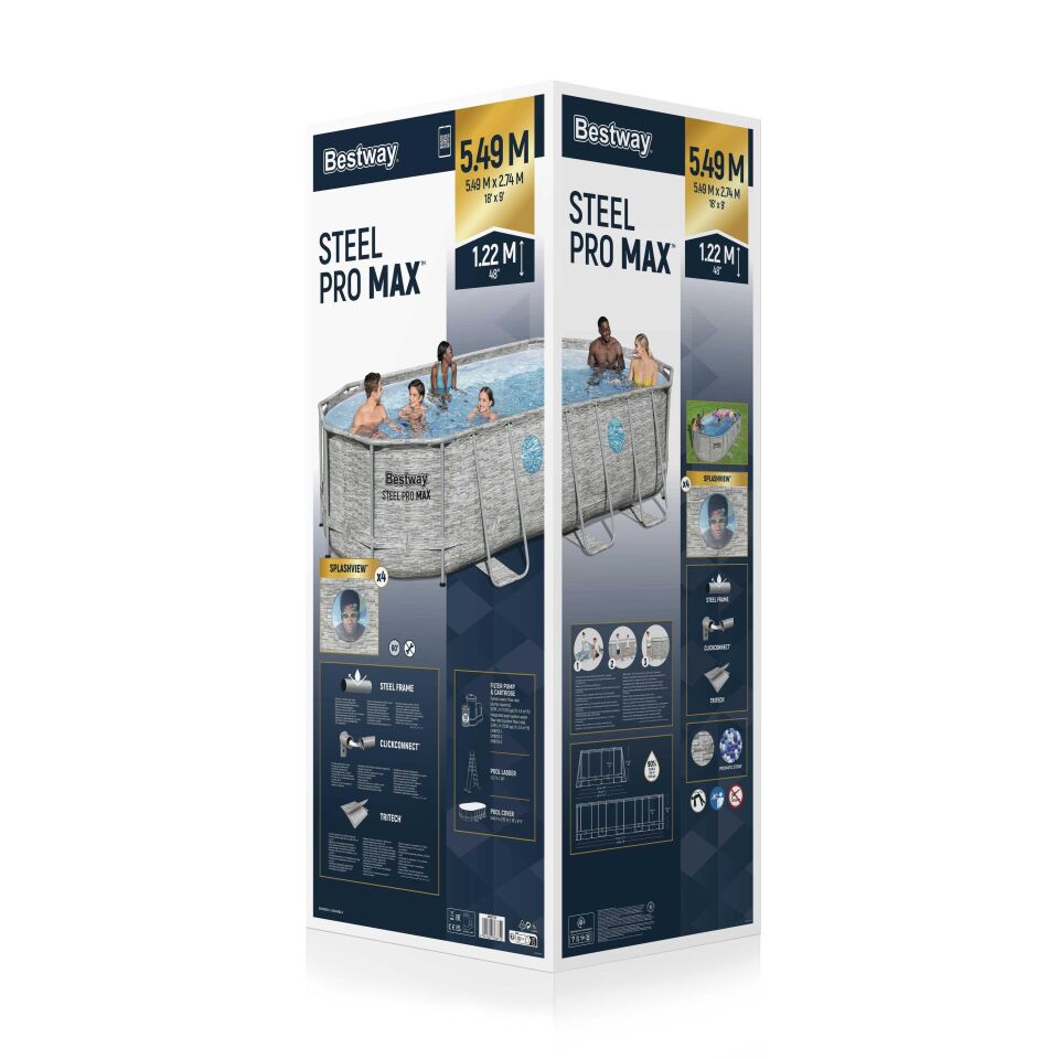 Bestway Havuz Seti 549 cm X 274 cm X 122 cm -56716
