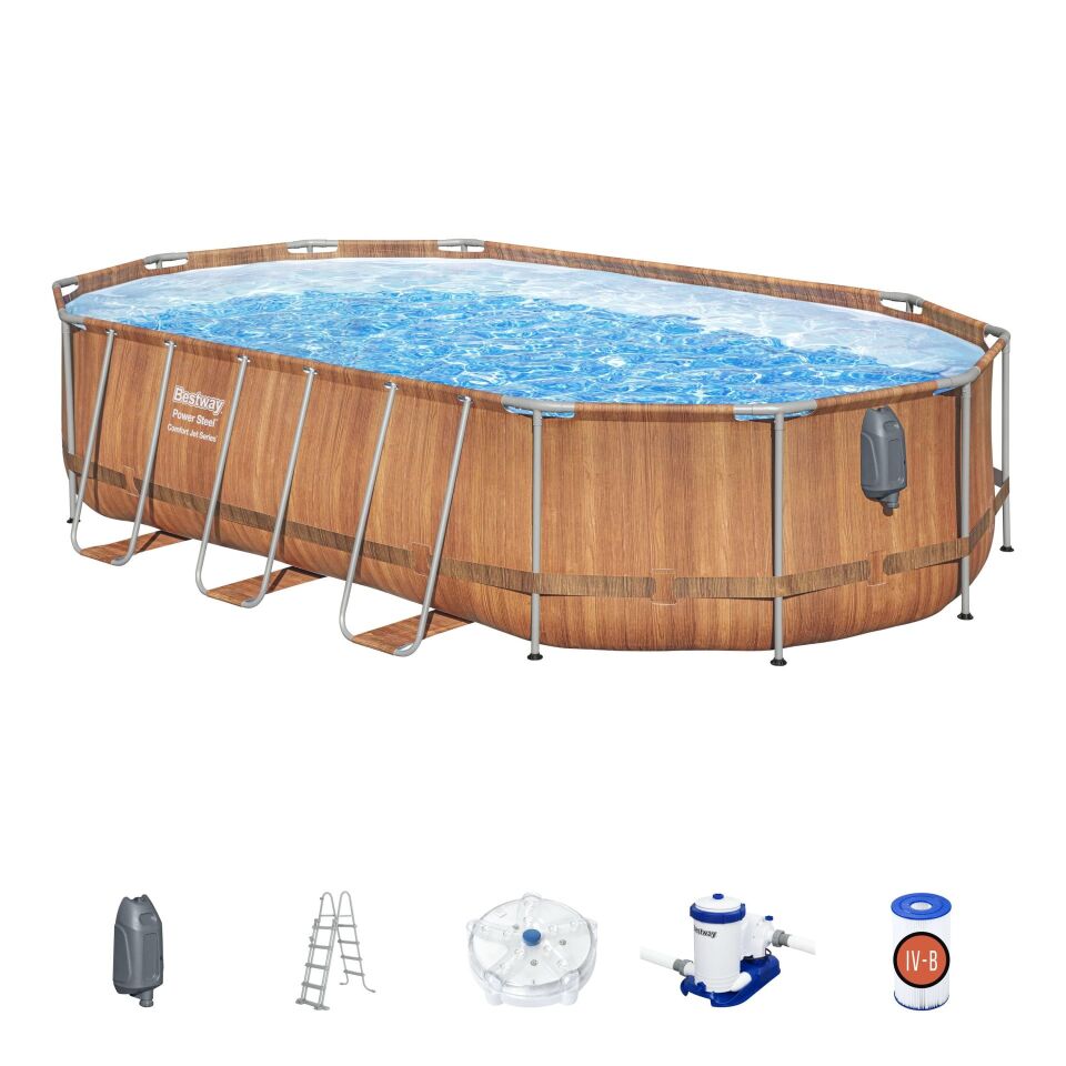 Bestway Hidromasajlı Havuz Seti 610 cm X 366 cm X 122 cm -56719