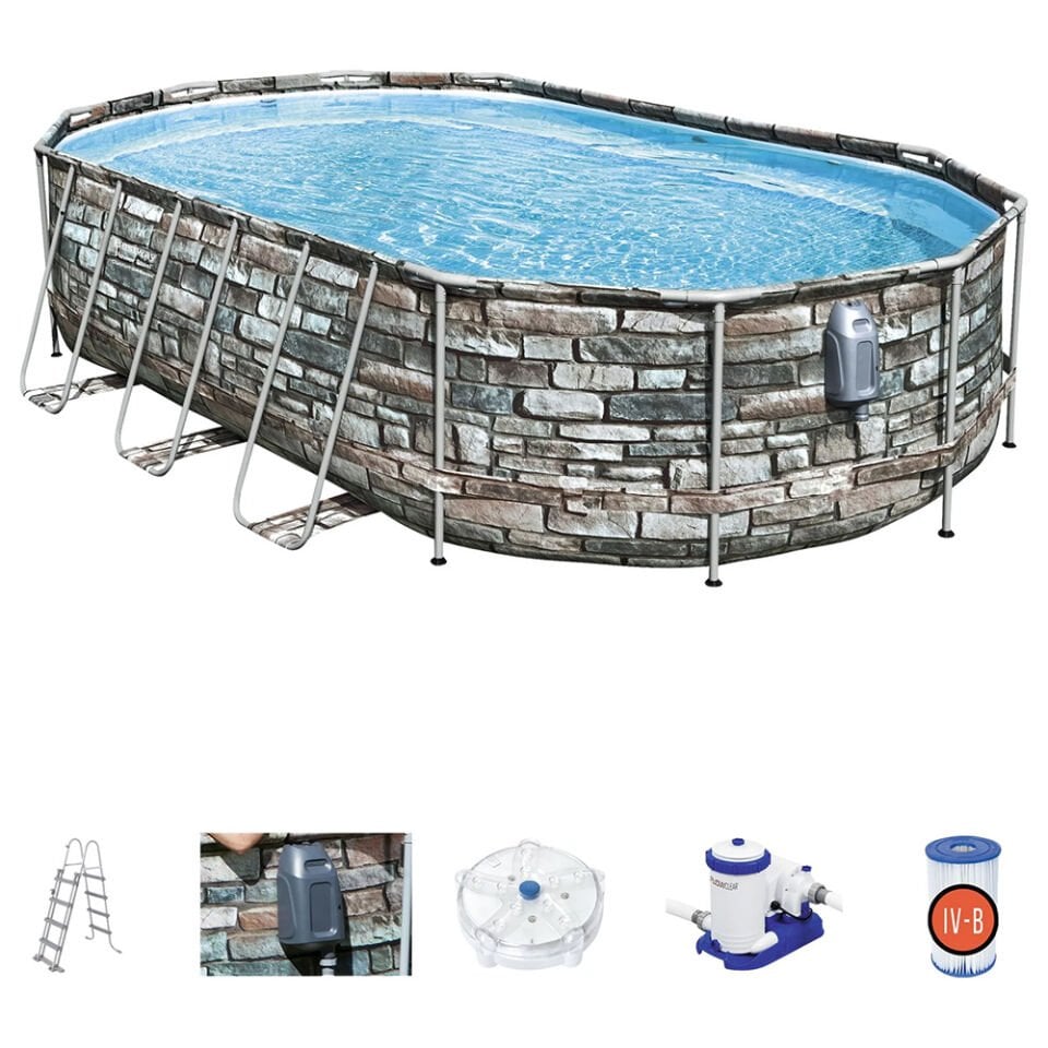 Bestway Havuz Seti 610 cm X 366 cm X 122 cm -56719