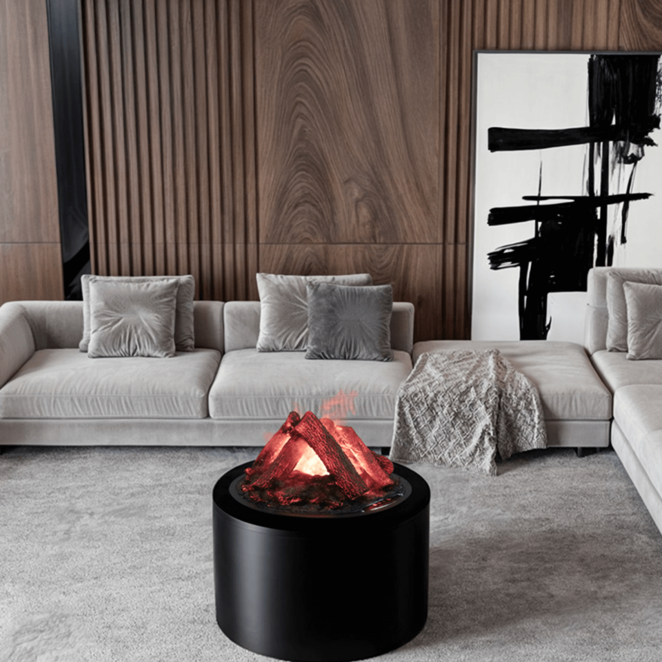 3D Elektrikli Şömine Flameline Vasko Serisi-V55 55cm