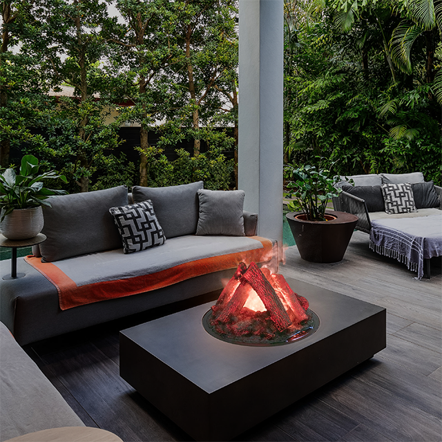 3D Elektrikli Şömine Flameline Vasko Serisi-V55 55cm