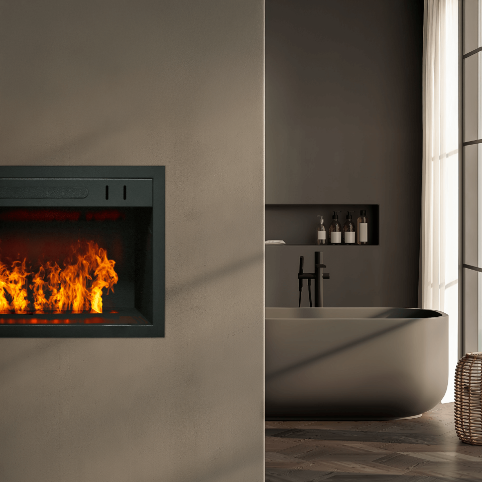 3D Elektrikli Şömine Flameline Vudlas Serisi-VD60 60cm