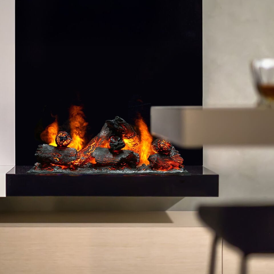3D Elektrikli Şömine Flameline Vasko Serisi-VP60 60 cm