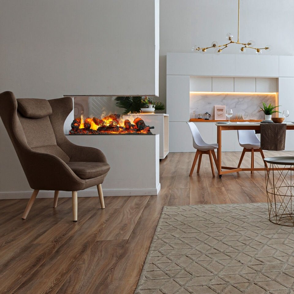 3D Elektrikli Şömine Flameline Vasko Serisi-VP80 80 cm