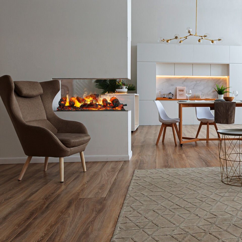 3D Elektrikli Şömine Flameline Vasko Serisi-VP80 80 cm