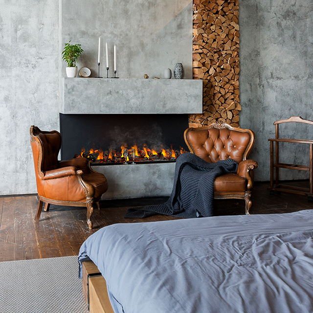 3D Elektrikli Şömine Flameline Vasko Serisi-VP130 130 cm