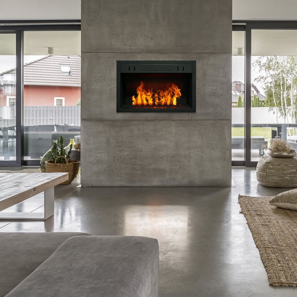 3D Elektrikli Şömine Flameline Vudlas Serisi-VD80 80cm