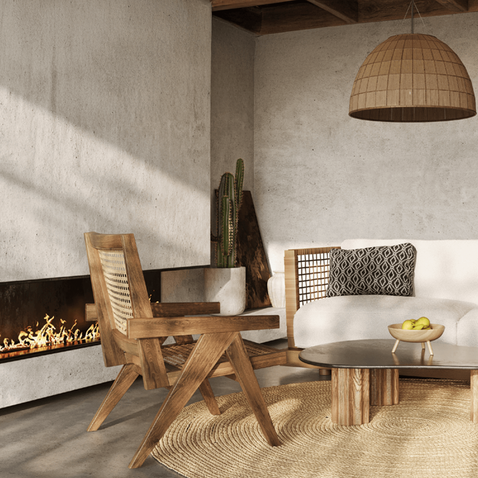 3D Elektrikli Şömine Flameline Vudlas Serisi-VD100 100cm