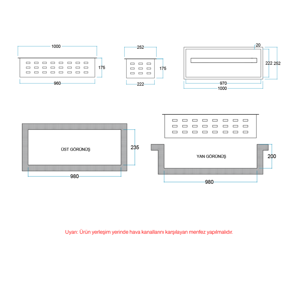 3D Elektrikli Şömine Flameline Vudlas Serisi-VD100 100cm