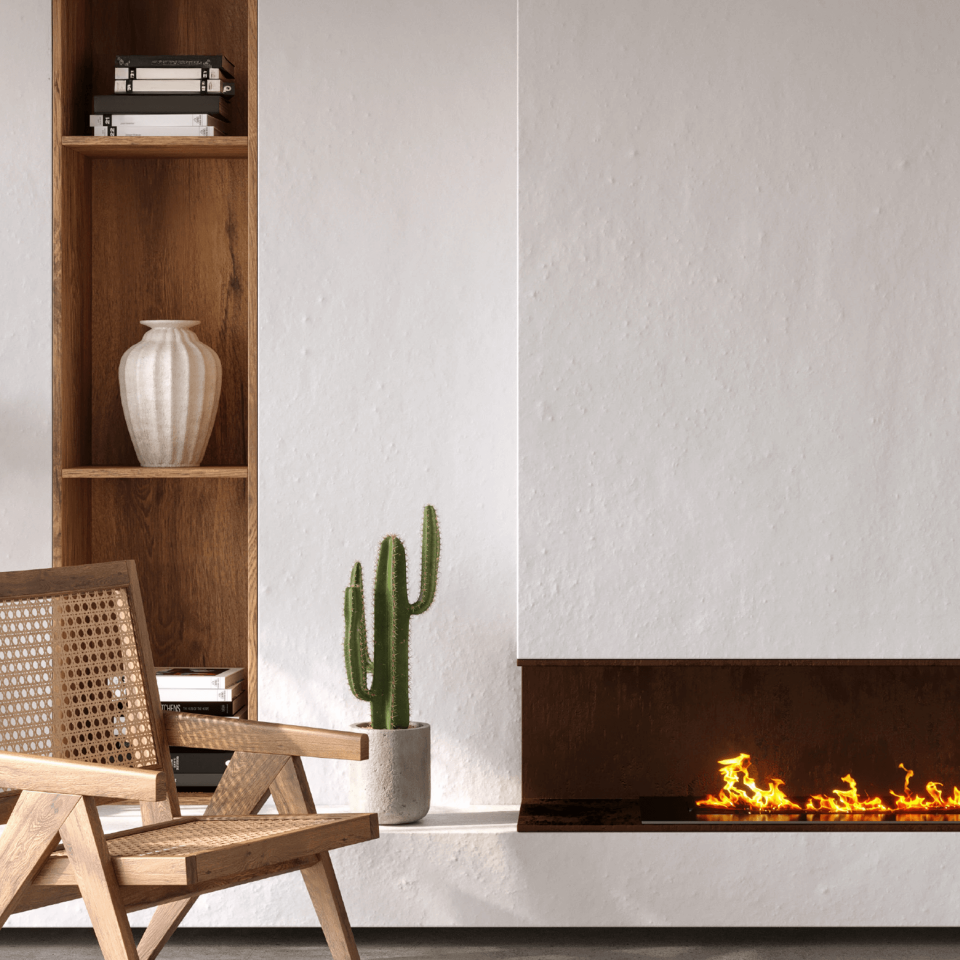 3D Elektrikli Şömine Flameline Vudlas Serisi-VD150 150cm