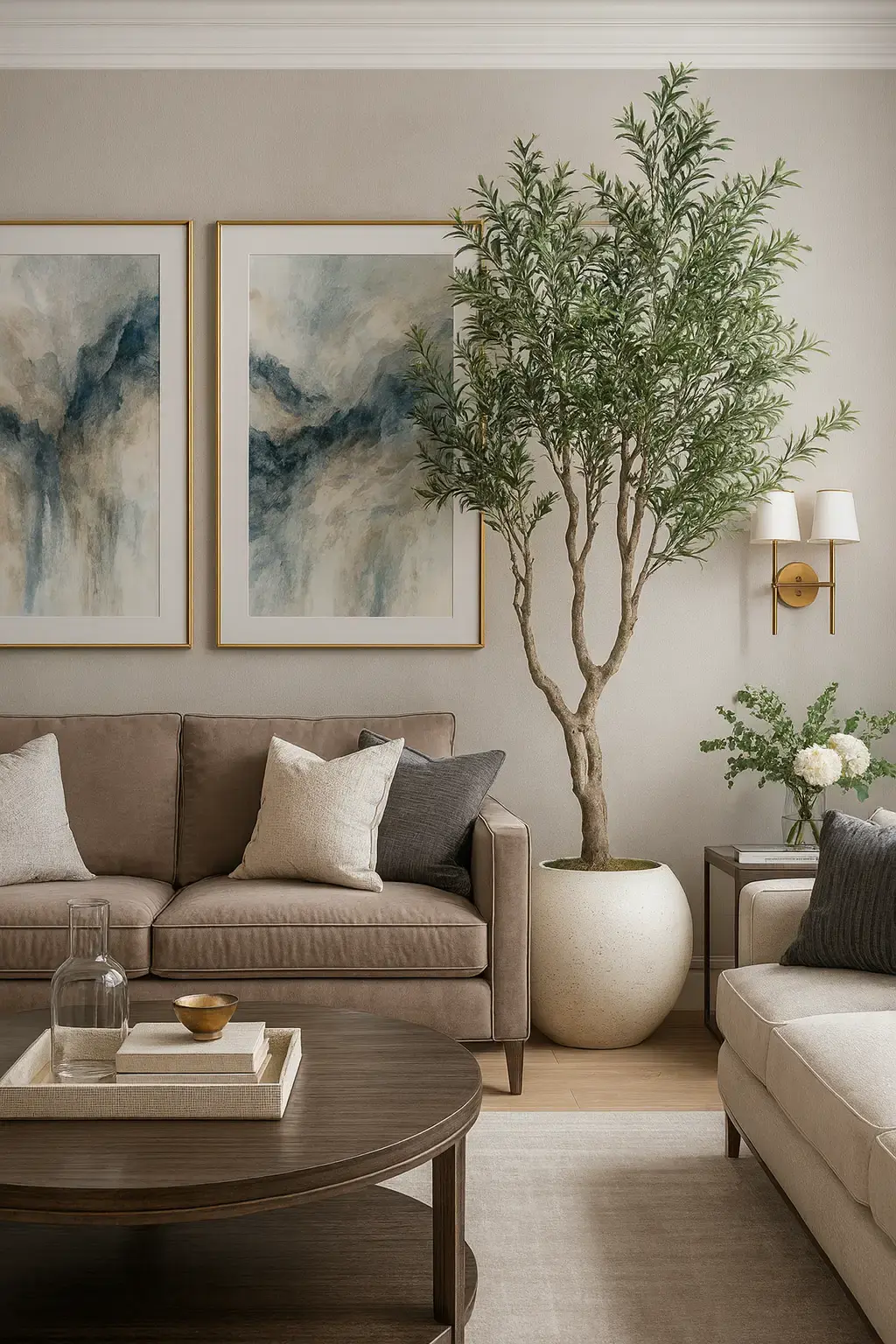 Hazır Gövde Yapay Zeytin Ağaç Saksılı 80 X 230 cm SZ2204-003