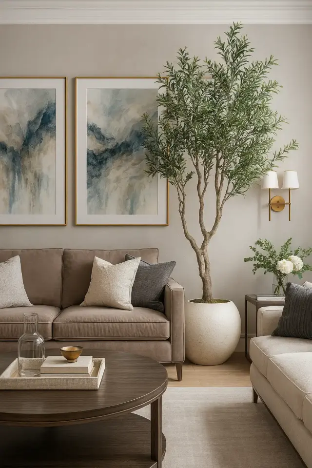 Hazır Gövde Yapay Zeytin Ağaç Saksılı 80 X 230 cm SZ2204-003