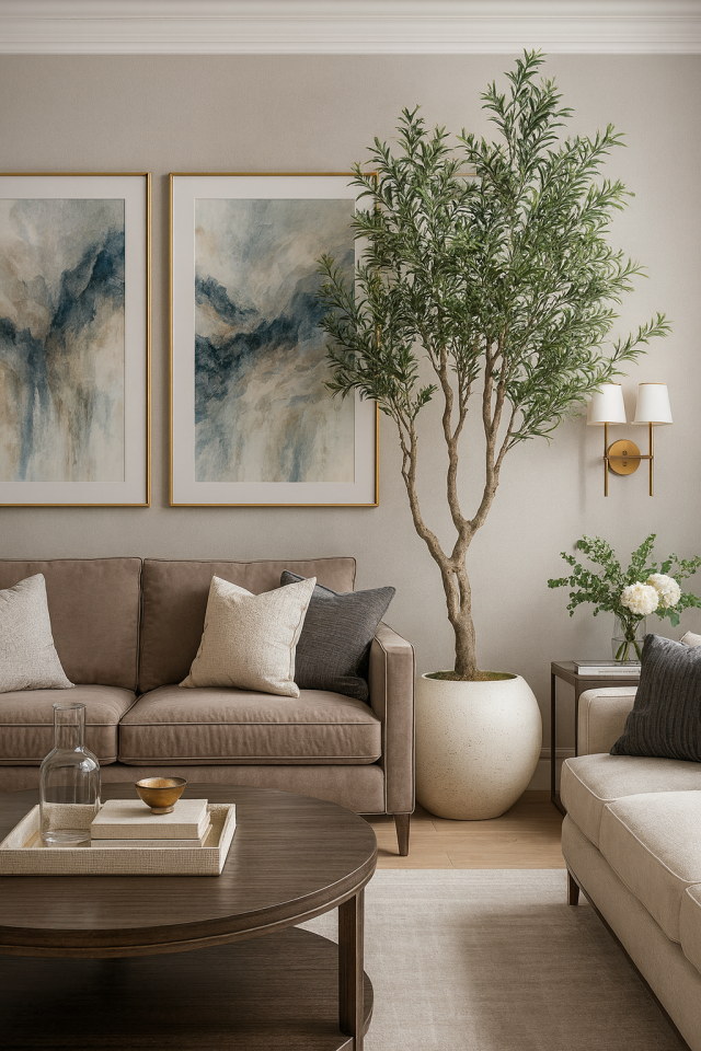 Hazır Gövde Yapay Zeytin Ağaç Saksılı 80 X 230 cm SZ2204-003