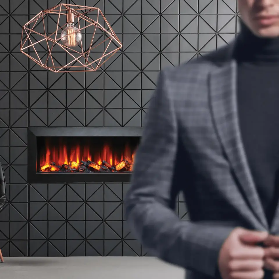 Flameline Elektrikli Şömine 2D Linear Serisi Spark Eco70 70 cm