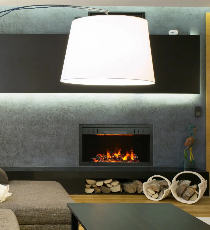 3D Elektrikli Şömine Flameline Vasko Serisi-VPK80 105 cm