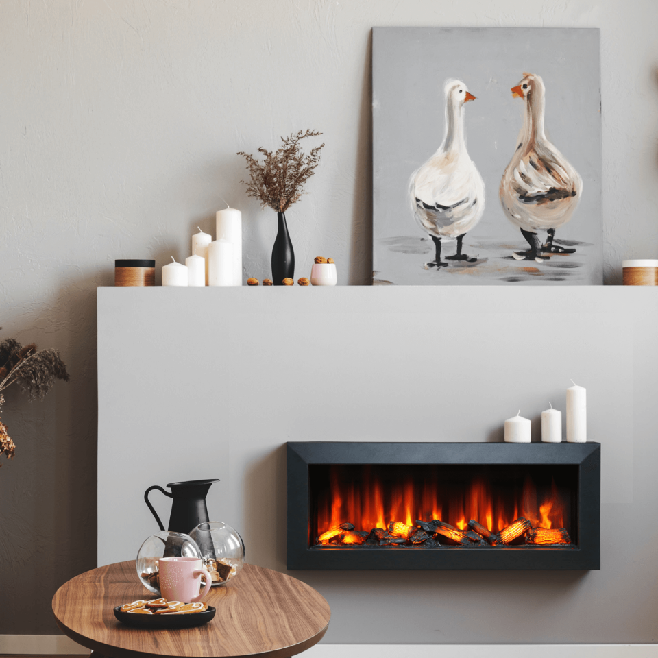 Flameline Elektrikli Şömine 2D Linear Serisi Spark Eco100 100 cm