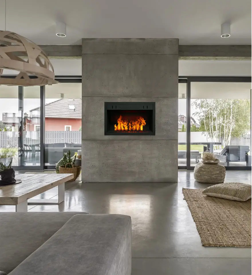 3D Elektrikli Şömine Flameline Vudlas Serisi-VDK80 105cm