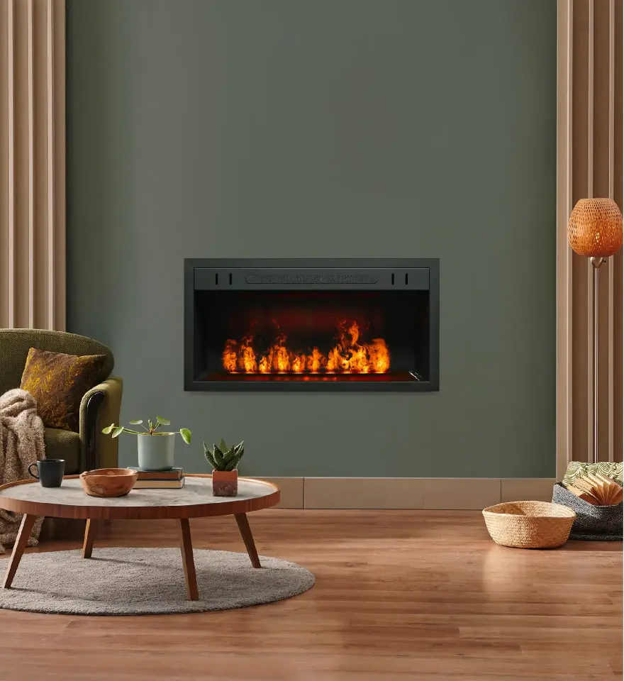 3D Elektrikli Şömine Flameline Vudlas Serisi-VDK100 155 cm