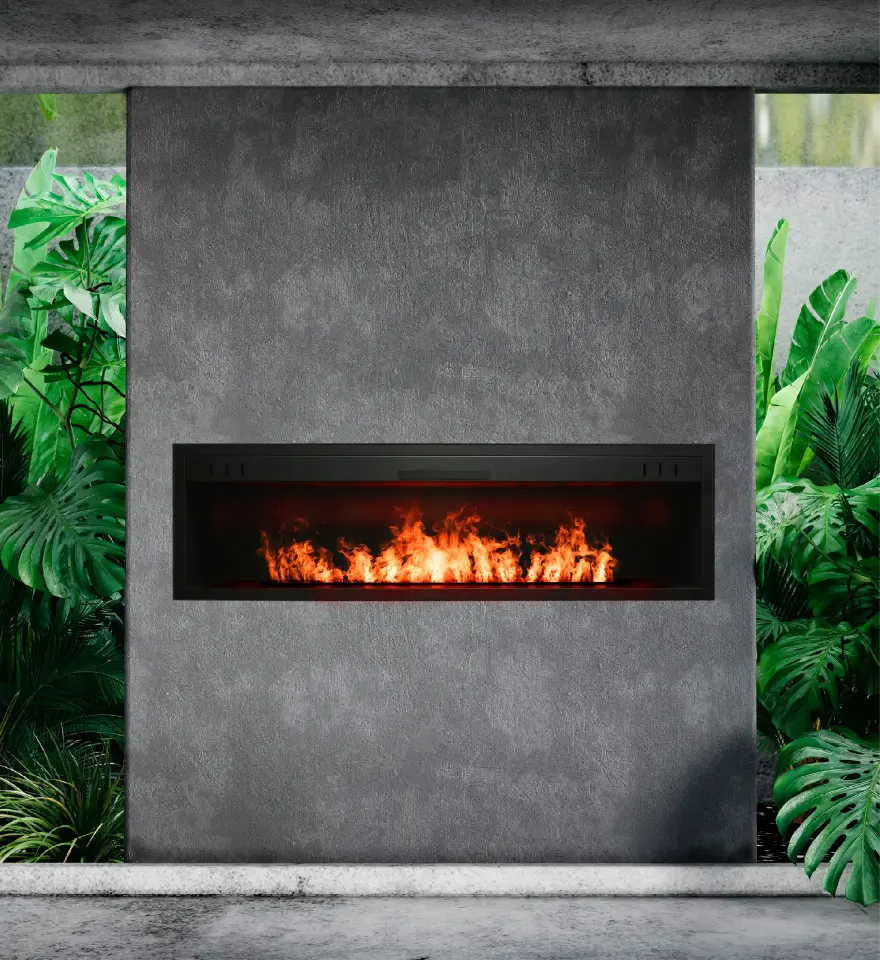 3D Elektrikli Şömine Flameline Vudlas Serisi-VDK150 155cm