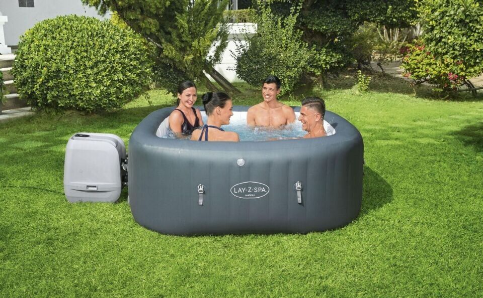 Lay-Z-Spa® Hawaii HydroJet Pro™ 60031 Şişme Spa Havuzu, 4-6 kişilik 180 X 180 X 71 cm