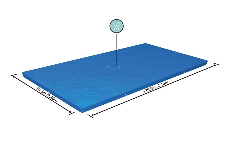 Bestway® 58107 Dikdörtgen Havuz Örtüsü - 4,00 m x 2,11 m Yerüstü Havuzlar için