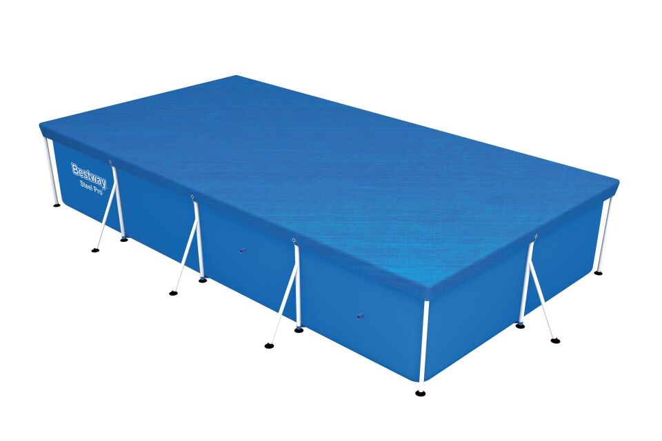 Bestway® 58107 Dikdörtgen Havuz Örtüsü - 4,00 m x 2,11 m Yerüstü Havuzlar için