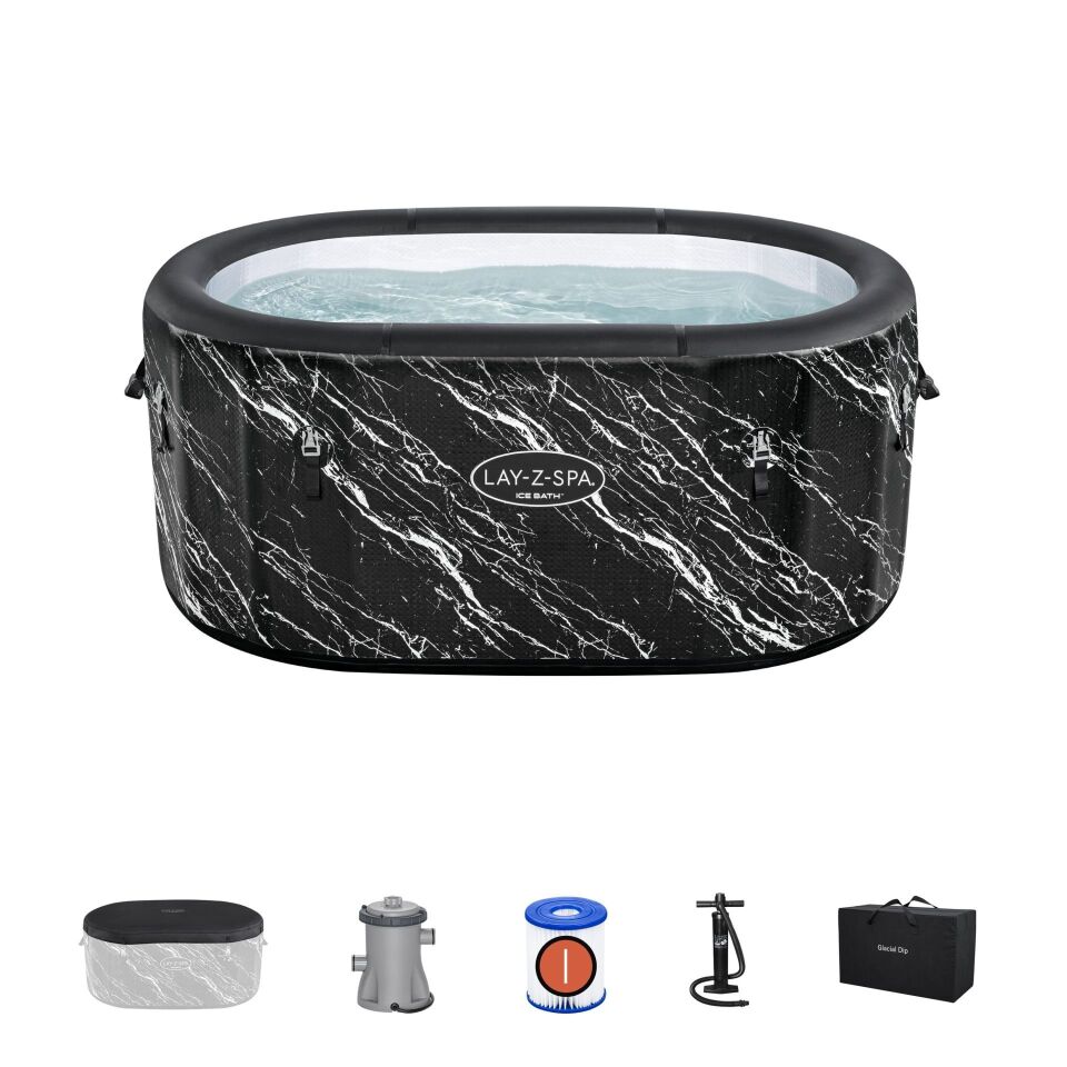 Lay-Z-Spa® Glacial Dip™ 6002Q Soğuk Terapi Buz Banyosu Küveti, 2 Kişilik