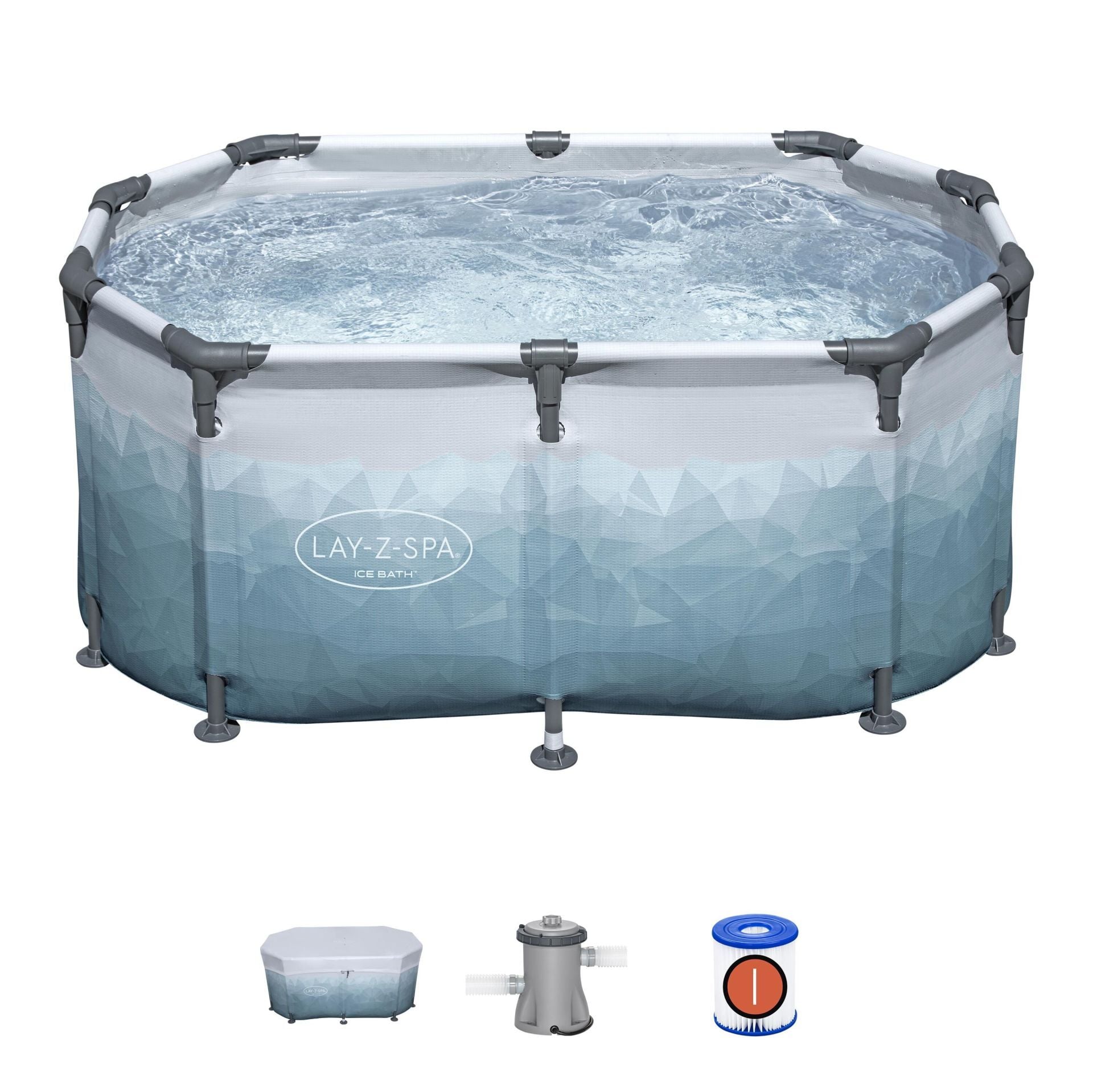 Lay-Z-Spa® Glacial Dip™ 6002N Soğuk Terapi Buz Banyosu Küveti, 2 Kişilik