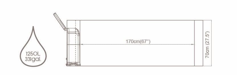 Lay-Z-Spa® Toronto Smart AirJet™ 6001W Enerji Tasarruflu Şişme Spa Havuzu, Mobil Uygulama Kontrollü, 5-7 kişilik 190 X 70 cm