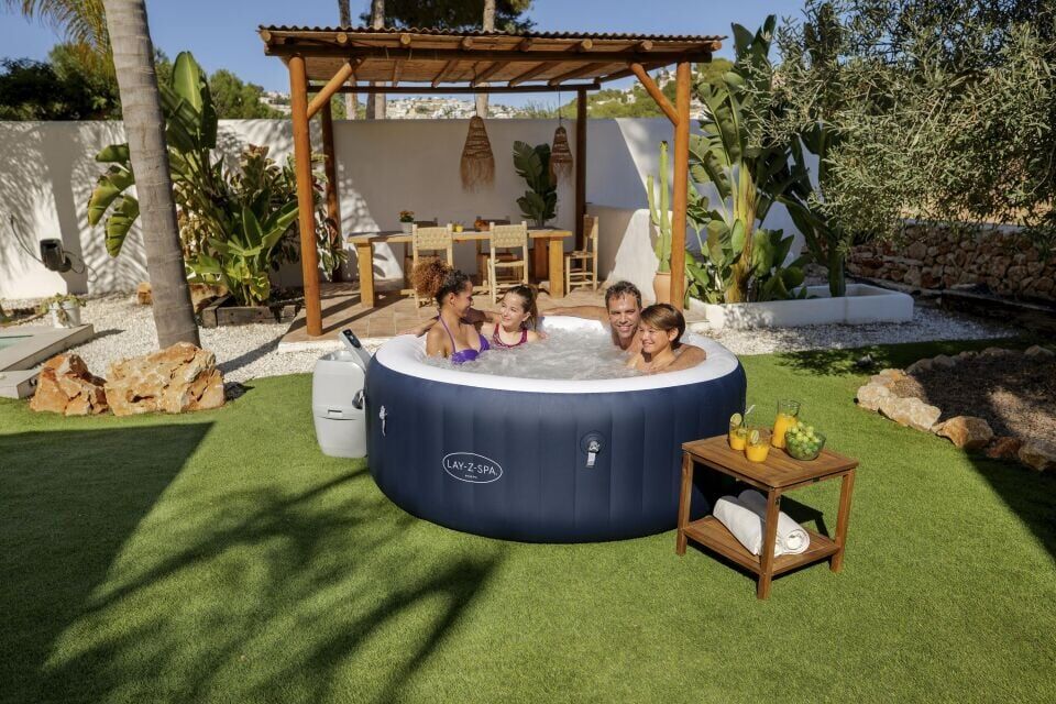 Lay-Z-Spa® Miami AirJet™ 6001C Enerji Tasarruflu Şişme Spa Havuzu, 2-4 kişilik 180 X 66 cm