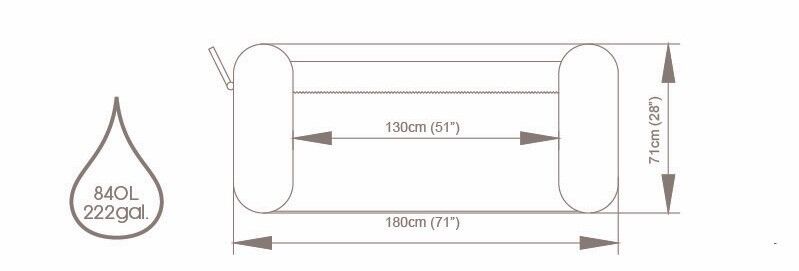 Lay-Z-Spa® Hawaii Smart AirJet™ 6001H Enerji Tasarruflu Şişme Spa Havuzu, Mobil Uygulama Kontrollü, 4-6 kişilik 180 X 180 X 71 cm
