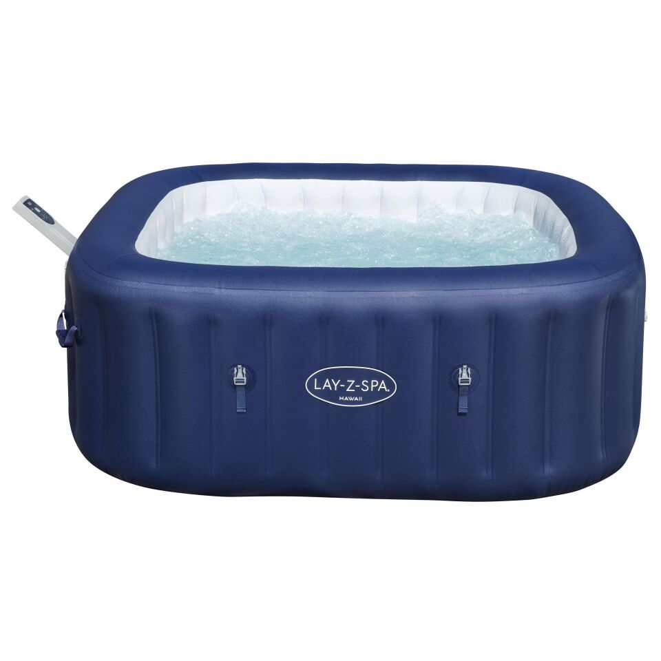 Lay-Z-Spa® Hawaii Smart AirJet™ 6001H Enerji Tasarruflu Şişme Spa Havuzu, Mobil Uygulama Kontrollü, 4-6 kişilik