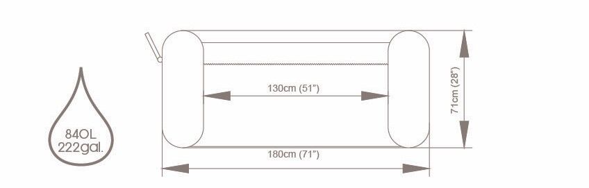 Lay-Z-Spa® 6001K Rome Smart AirJet™ Enerji Tasarruflu Şişme Spa Havuzu, Mobil Uygulama Kontrollü, 4-6 kişilik 180 X 180 X 71 cm