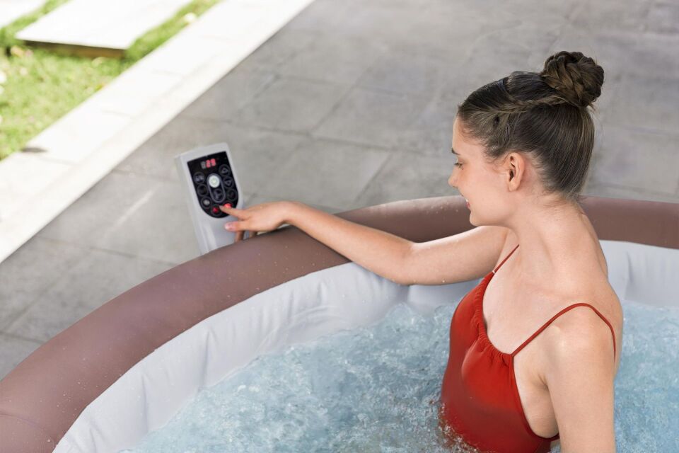 Lay-Z-Spa® 6001G  Hawaii Smart AirJet™ Enerji Tasarruflu Şişme Spa Havuzu, Mobil Uygulama Kontrollü, 4-6 kişilik