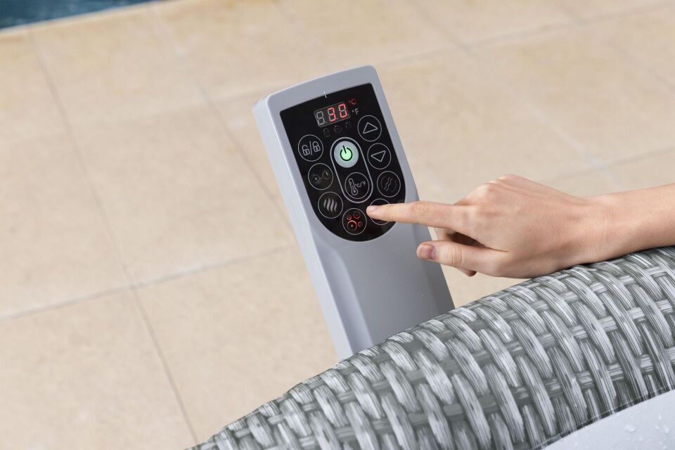 Lay-Z-Spa® Bali Smart AirJet™ 6001N Enerji Tasarruflu Şişme Spa Havuzu, Mobil Uygulama Kontrollü, 4-6 kişilik