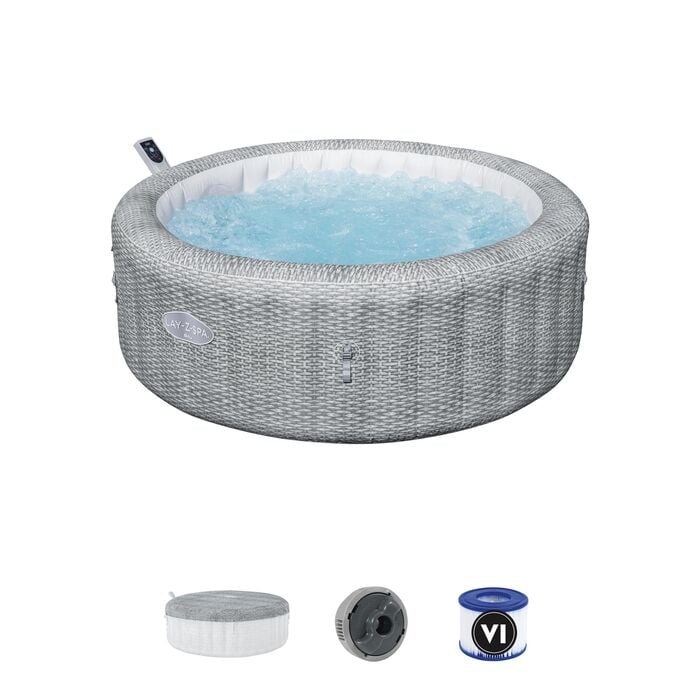 Lay-Z-Spa® Bali Smart AirJet™ 6001N Enerji Tasarruflu Şişme Spa Havuzu, Mobil Uygulama Kontrollü, 4-6 kişilik 196 X 71 cm