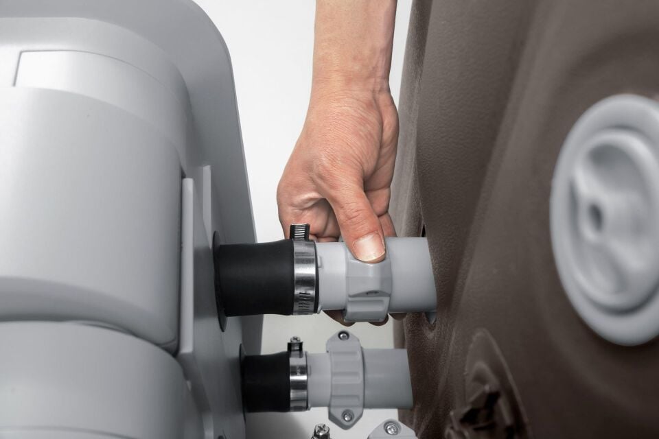 Lay-Z-Spa® Dominica Smart HydroJet™ 6001S Enerji Tasarruflu Şişme Spa Havuzu, Mobil Uygulama Kontrollü, 4-6 kişilik