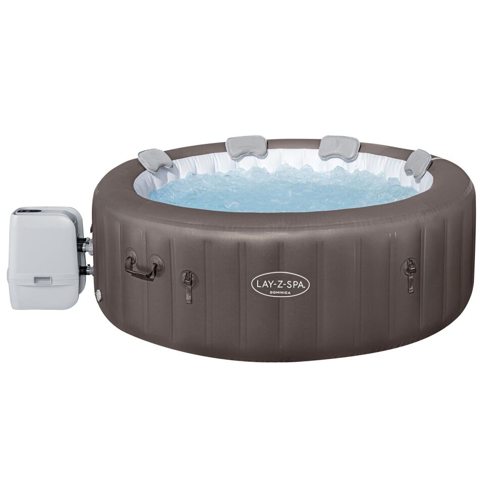 Lay-Z-Spa® Dominica Smart HydroJet™ 6001S Enerji Tasarruflu Şişme Spa Havuzu, Mobil Uygulama Kontrollü, 4-6 kişilik