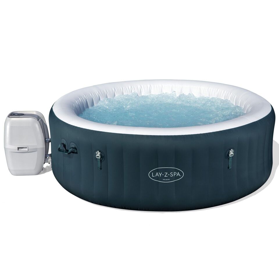 Lay-Z-Spa® Miami AirJet™ 6001D Enerji Tasarruflu Şişme Spa Havuzu,4-6 kişilik