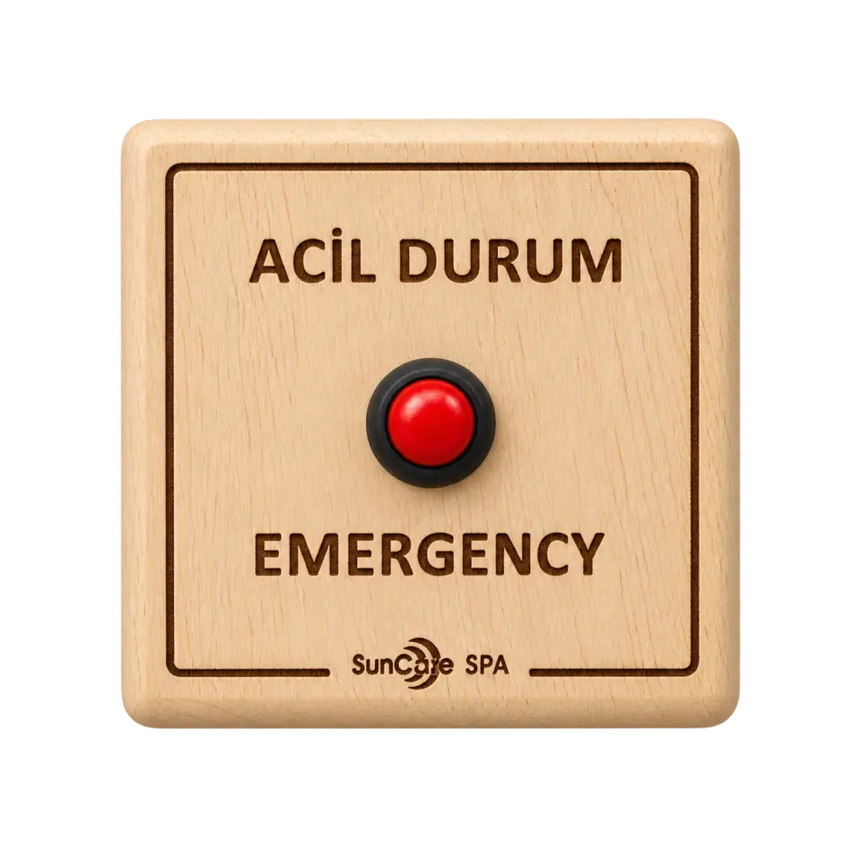 Sauna Acil Durum Butonu – Kablosuz