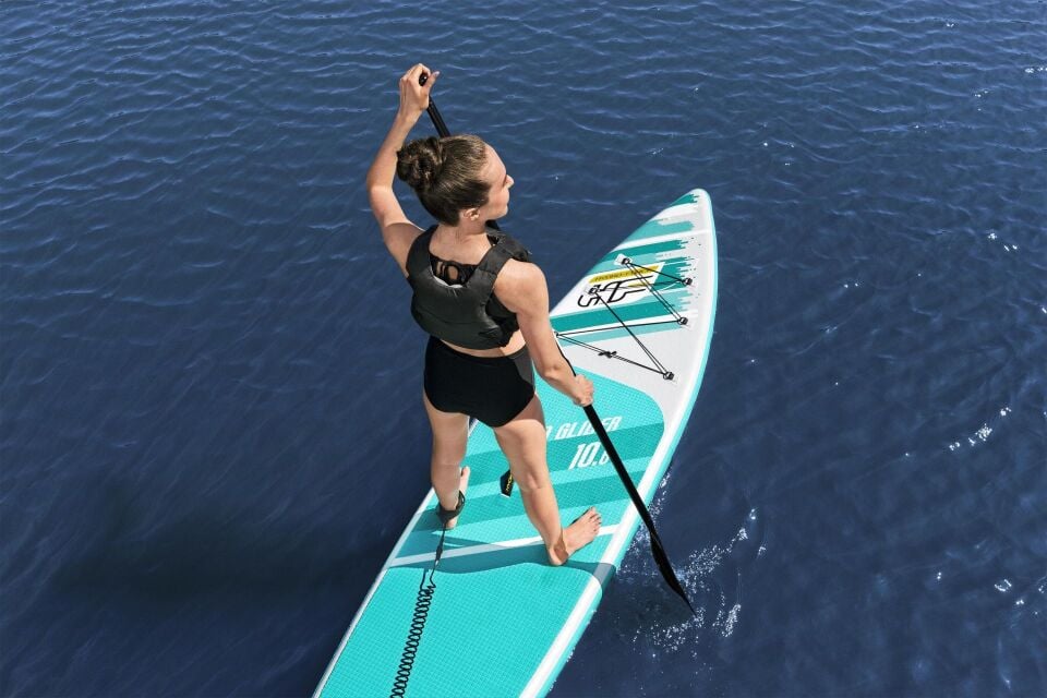 Hydro-Force™ 65347 Aqua Glider™ Kürekli Şişme SUP-Sörf Seti 3,20 m