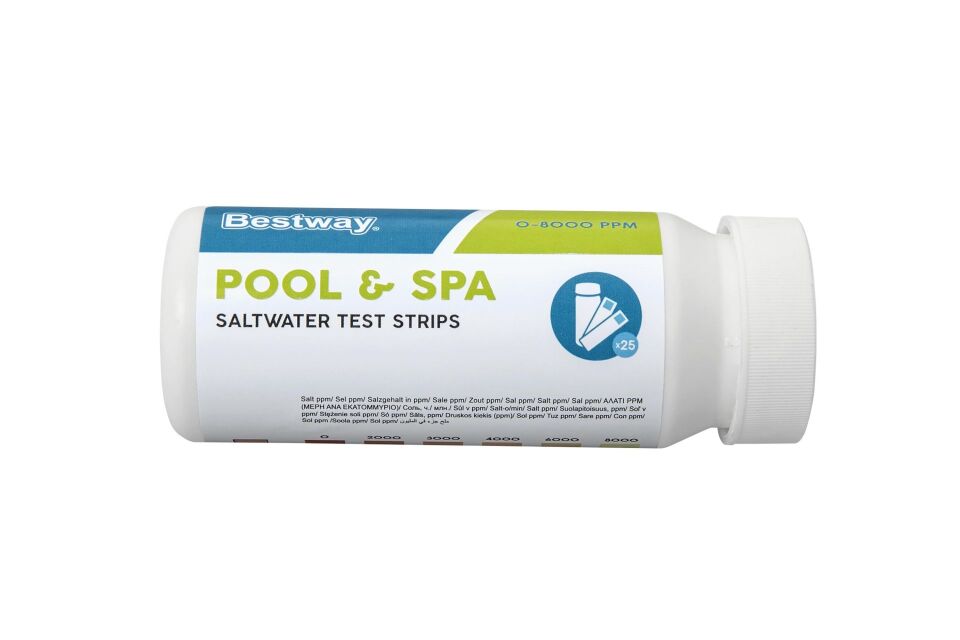 Bestway® 58767 Havuz & Spa Tuzlu Su Test Şeridi 25'li Paket
